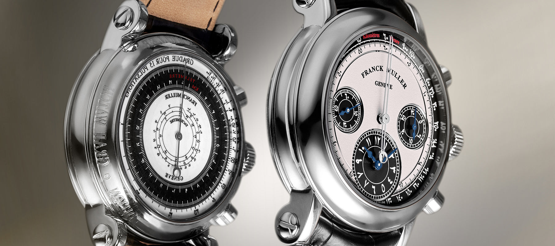 GRAIL WATCH 2.1: Franck Muller Double Sided Rattrapante Chronograph “Arabian Panda”
