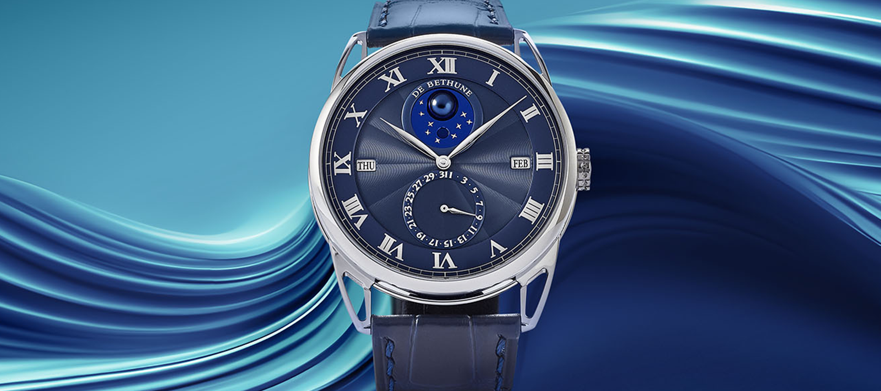 GRAIL WATCH 6: De Bethune DB25 PERPETUAL CALENDAR 40MM ‘RHAPSODY IN BLUE’